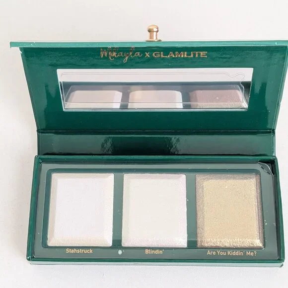 Mikayla Paht Two Glamlite Highlighter Trio Discontinued & HTF NewNew, has hard
